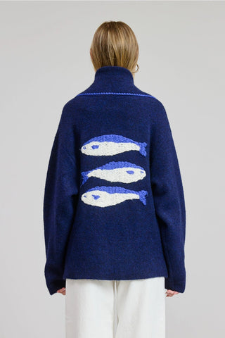 Royal Sardine Cardigan SweaterSweaterChayse Clothing