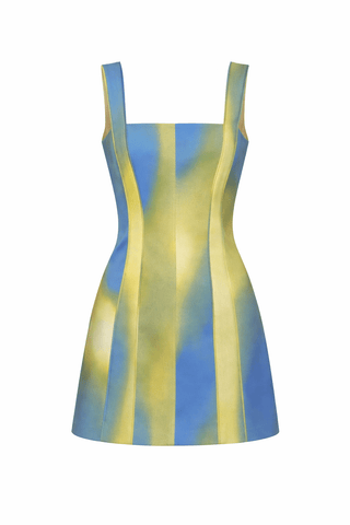 SIMKHAI Calyx Golden Hour Twilight Paneled Mini DressDressSIMKHAI