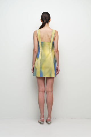 SIMKHAI Calyx Golden Hour Twilight Paneled Mini DressDressSIMKHAI