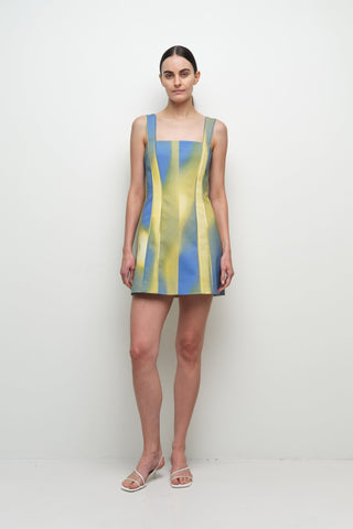 SIMKHAI Calyx Golden Hour Twilight Paneled Mini DressDressSIMKHAI