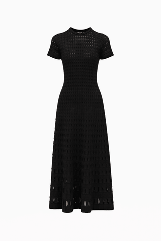 SIMKHAI Zaida Midi Dress in BlackDressSIMKHAI