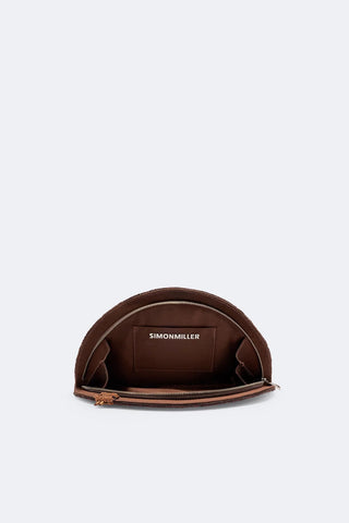 Simon Miller Beaded Lune Clutch in Espresso MartiniAccessoriesSIMONMILLER