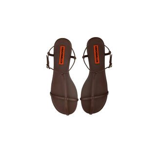 SIMON MILLER Flat Sandal in EspressoShoesSIMONMILLER