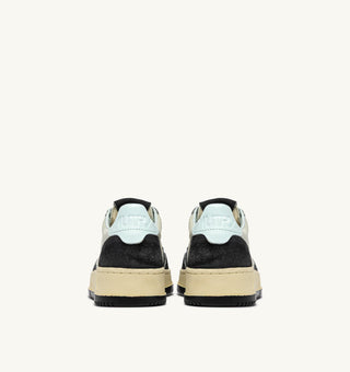 Autry Medalist Low Sneakers in Silver Suede and Blue