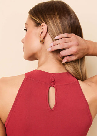 Solid & Striped Isola Dress in Rooftop Red and SandbarDressSolid & Striped