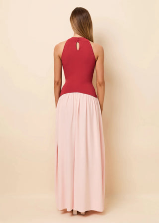 Solid & Striped Isola Dress in Rooftop Red and SandbarDressSolid & Striped