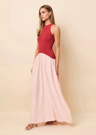 Solid & Striped Isola Dress in Rooftop Red and SandbarDressSolid & Striped
