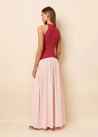 Solid & Striped Isola Dress in Rooftop Red and SandbarDressSolid & Striped
