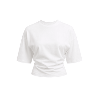 The Ellis Sculpted T-Shirt in WhiteTopChayse Clothing
