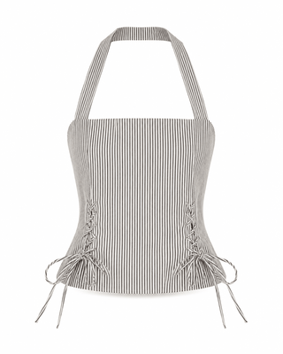 The Kendall Top in Twill Stripe BlueTopSolid & Striped