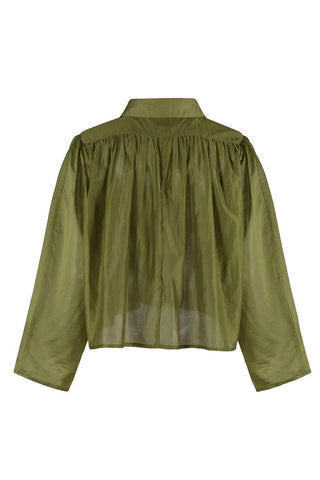 The Long Sleeve Hayden Shirt in OliveTopTHE SHIRT Rochelle Behrens