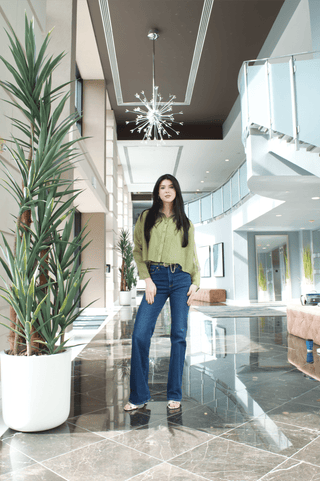 The Long Sleeve Hayden Shirt in OliveTopTHE SHIRT Rochelle Behrens