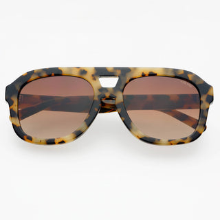 Voyager Acetate Oversized Aviator Sunglasses in Milky TortoiseAccessoriesFREYRS Eyewear