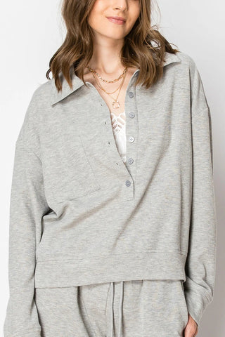 Waffle Knit Jogger Set in GreyClothingChayse Clothing