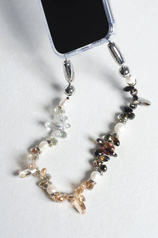 OSSA x CHAYSE Crystal Fade Wristlet in Crystal Pearl
