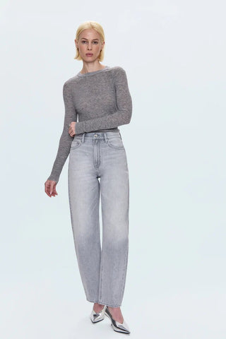 Wes High Rise Barrel Jean in EnigmaClothingPISTOLA